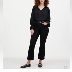 Madewell cropped Curvy kick out jeans